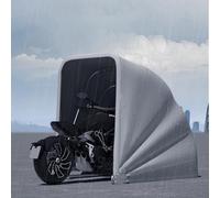 Motorcycle Cover Shelter, Outdoor Portable Storage Shed Tent, All Weather Heavy-Duty Protection for Motorcycle, Bike, and Tools