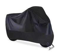 Motorcycle Cover Waterproof Dustproof UV Protective Outdoor For Piaggio MP3 500 Motorbike Cover(Black,XXL)