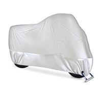 Motorcycle Cover Waterproof Dustproof UV Protective Outdoor For Piaggio MP3 500 Motorbike Cover(Silver,XL)