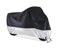 Motorcycle Cover Waterproof For Continental GT 535 Himalayan 411 Motorcycle Cover Outdoor Uv Protector Dustproof(Silver,4XL for 250cm)