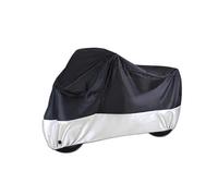 Motorcycle Cover Waterproof Motorcycle Covers Tarpaulin Cover Cloth Moto Scooter Protector Waterproof Rain Dustproof Bike Bicycle Case Tent(Silver,3XL for 221-230cm)