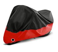 Motorcycle Covers for CN 250 Helix, Oxford Durable Waterproof Dustproof UV Protection Outdoor Storage Motorbike Accessories,A/Red