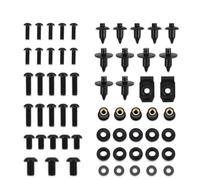 Motorcycle Cowling Complete Fairing Bolts Kit Clips Screws Washer Fastener For CBR1000RR CBR 1000 RR 2004 2005 Mounting clip(Black)