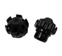 Motorcycle Crash Bar Aluminium Pair Universal Yellow (black)