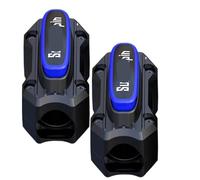 Motorcycle Crash Bar Bumper Motorbike Engine Bumper Blocks Bumper Motorcycle Protection Decor(Blue)