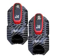 Motorcycle Crash Bar Bumper Motorbike Engine Bumper Blocks Bumper Motorcycle Protection Decor(Red Carbon Fiber)
