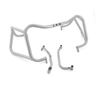 Motorcycle Crash Bar Compatible With CFMOTO For MTX800 | 2024 2025 2026 Motorcycle Highway Engine Guard Crash Bar Bumper Frame Stunt Cage Protector(Silver-Upper)