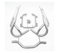 Motorcycle Crash Bar For BMW For R1200RT 2004-2013 Motorcycle Front Rear Engine Guard Side Saddlebag Crash Bars Bumper Protector Accessories Engine Guard Frame(Front Silver)