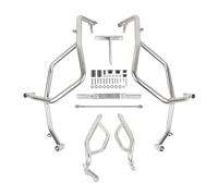 Motorcycle Crash Bar For Ducati For DesertX 2022 2023 2024 Motorcycle Engine Guard Crash Tank Bar Bumper Upper Fairing Frame Protector(Silver)