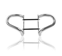 Motorcycle Crash Bar For Kawasaki W650 W800 CAFE W400 W 400 650 800 Motorcycle Highway Crash Bars Protection Engine Guard Bumper Stunt Cage Engine Guard(Chrome)