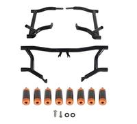 Motorcycle crash bar For Road CVO Glide 121 117 FLTRX FLTR For | Highway Peg High 2 Step Crash Bar Engine Guard Saddlebag Tip-Over For Road CVO Glide 121 117 FLTRX FLTR For Ultra FLTRU