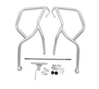 Motorcycle Crash Bar For Suzuki For V-STROM DL1050 For DL1050DE For DL1050XT 2020-2024 Motorcycle Engine Guard Crash Bar Frame Bumper Fairing Protector Bars(Silver)