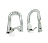 Motorcycle Crash Bar Motorcycle Highway Crash Bar Engine Guard Bumper Stunt Cage Falling Protection For Goldwing For 1800 For GL1800 For GL1800A 2001-2017 Frame Protection(Silver,Rear)