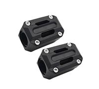 Motorcycle Crash Bar Universal Moto Frame Engine Crash Bar Bumper Protection Parts For Transalp XL600 XL650 XL750 XL 600 650 700 750 V(Black,2 Piece)