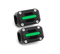 Motorcycle Crash Bar Universal Moto Frame Engine Crash Bar Bumper Protection Parts For Transalp XL600 XL650 XL750 XL 600 650 700 750 V(GREEN,2 Piece)