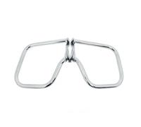 Motorcycle Crash Bars For BMW K1600GT K1600GTL 2011-2025 Chrome Highway Engine Guard Front&Rear Crash Bar Saddlebag Side Box Bumper Frame Protection(Rear)