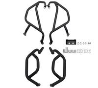 Motorcycle Crash Bars For CFMOTO 450MT 2024 2025 Motorcycle Frame Bumper Anti-Crash Bar Anti-Fall Protection Kit Engine Protective Cover(Full Set Black)
