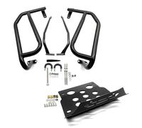 Motorcycle Crash Bars For CRF250 For Rally 2017-2020 Upper Lower Crash Bar Engine Guard Skid Plate Bumper Falling Protection Motorcycle(A Set-A-B-C)