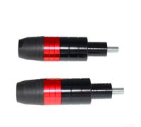 Motorcycle Crash Bars for Engine Protection, CNC Aluminum Alloy + ABS Anti-Fall Rods with 8mm Opening, 14cm Length, Compatible with Most Motorcycles(red)