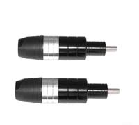 Motorcycle Crash Bars for Engine Protection, CNC Aluminum Alloy + ABS Anti-Fall Rods with 8mm Opening, 14cm Length, Compatible with Most Motorcycles(silver)