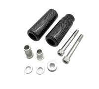 Motorcycle Crash Bars For FJR1300 2006-2007 Motorcycle Black And Carbon No Cut Frame Sliders Crash Falling Protection Highway Engine Bumper(Carbon Look)
