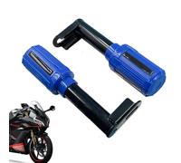 Motorcycle Crash Protection Bar Set, 2-Pack Universal Crash Guard Frame Sliders for Long Distance, Daily Commute & Parking Drops (Blue)