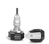 Motorcycle Crash Protector CNC Engine Cover Frame Sliders For MT-03 2015-2019 No Cut Falling Protection Drop Ball Crash Protector(Silver)