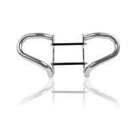 Motorcycle Crash Protector For Kawasaki W650 W800 CAFE W400 Motorcycle Highway Crash Bars Protection Engine Guard Bumper Stunt Cage(Chrome)