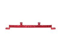 Motorcycle Cross Bar Balance Handlebar, Universal Fit for Xciting 250/300/400/500, Adjustable CNC Aluminum Alloy Bar with Phone Holder Mount for 350mm - 400mm Mirror (Red)