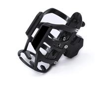 Motorcycle Cup Holder for Ducati Monster 1200 1200R 1200S 821 Furtif 937 950, Adjustable Handlebar Drink Holder, Aluminium Alloy Beverage Holder with Secure Mounting and Stable Grip,A Black