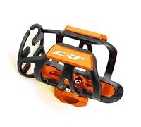 Motorcycle cup holder For H-onda CRF150R CRF250R CRF250X CRF450R CRF450X CRF450RX CRF250F Motorcycle CNC Beverage Water Bottle Drink Cup Holder Stand(Orange)