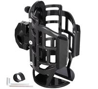 Motorcycle Cup Holder for Kawasaki ER6f Ninja 650, Adjustable Drinking Bottle Cage Handlebar Crash Bar Mount Water Bracket Rotatable Support,A