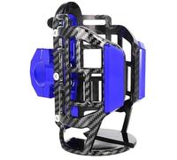 Motorcycle Cup Holder For SR500 SR250 SR125 SRV250 SR150 SR 400 (Blue 3) | Compatible with Yamaha Compatible with XS650 XS400 XS125 Easy Installation Stable Mount Aluminum Alloy Durable Build