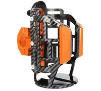Motorcycle Cup Holder For SR500 SR250 SR125 SRV250 SR150 SR 400 (Orange 3) | Compatible with Yamaha Compatible with XS650 XS400 XS125 Easy Installation Stable Mount Aluminum Alloy Durable Build