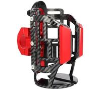 Motorcycle Cup Holder For SR500 SR250 SR125 SRV250 SR150 SR 400 (Red 3) | Compatible with Yamaha Compatible with XS650 XS400 XS125 Easy Installation Stable Mount Aluminum Alloy Durable Build