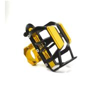 Motorcycle cup holder Motorbike Beverage Water Bottle Drink Cup Holder For KYMCO Xtown Downtown 300i Xciting 300 400 500 AK550 CV3 550(Yellow)