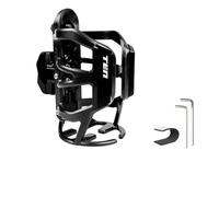 Motorcycle cup holder Motorcycle Drink Bottle Rack Cage Water Cup Accessories For Y-AMAHA XT660Z Tenere XT 660 2025 2026(Black- Silver)