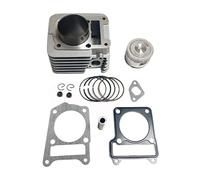 Motorcycle Cylinder Block Compatible With TTR125 XTZ125 For YBR125 YBR150 62mm Motorcycle Engine Cylinder Block Piston Rings Head Base Gasket Cylinder Camshaft Kit