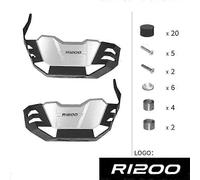 Motorcycle Cylinder Head Guard For BMW R Nine T Rnine T R1200 R1200R R1200GS Adv R 1200 GS Aluminum Engine Protector Cover Black Silver-R1200