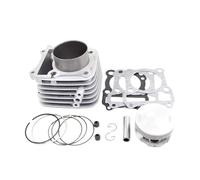 Motorcycle Cylinder Kit 65.5mm Large Bore 165cc For with 25 GS125 EN125 EN125HU Modified Engine K157FMI Universal(Black cylinder)