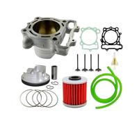 Motorcycle cylinder kit For KAWASAKI KX250F KXF250 KX KXF 250 F 2009-2016 STD 77mm Motorcycle Cylinder Piston Rings Gaskets Valve Connecting Rod Kit Motorbike Pistons & Rings(A Set)