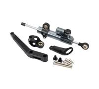 Motorcycle damper Compatible With CBR954RR 2002 2003 Motorcycle Steering Stabilize Damper Mounting Adjustable Bracket Kit Universal Accessories(Gray-Black)