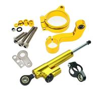 Motorcycle damper Compatible With R1200 For CL For GS 2013-2018 Motorcycle Steering Stabilize Damper Handlebar Stabilizer Kit Universal Accessories(Yellow)