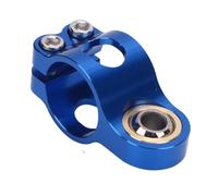 Motorcycle Damper Fork Bracket Support Holder CNC Anodized Vibrations Reduction Lightweight Steering Damper Frame Mounting Clamp for Various (Blue)