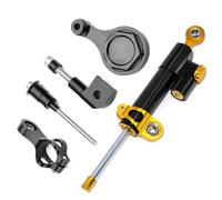 Motorcycle Damper Steering For Yamaha R1 R6 2006-2017 Stabilize Safety Control With Mounting Holder(Black 2)