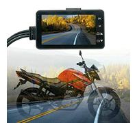 Motorcycle Dash Cam, TOTMOX Dual Lens 1080P Motorbike Camera 4G Wide Angle 3.0'' Screen Night Vision, Front and Rear Waterproof Sport Action Camera Dual Lens Video Recorder Built-in Collision Sensor