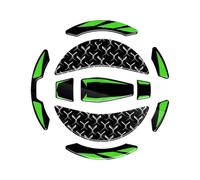 Motorcycle Decal Sticker Motorcycle Accessories for Kawasaki Z900 Z900 2022 2023 Motorcycle Fuel Tank Sticker Protector Decals Waterproof(Green)