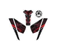 Motorcycle Decal Sticker Motorcycle Fuel Tank Pad Sticker Protector Decal Accessories Waterproof for Cfmoto 450sr 450 Sr Tankpad Protector(Black- Silver)