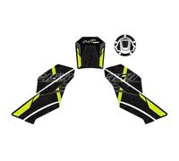 Motorcycle Decal Sticker Motorcycle Tank Pad Stickers Protector Decals Accessories for CFMOTO 450MT 450 Mt 2024 Tankpad Protector(Yellow)