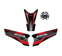 Motorcycle Decal Sticker Motorcycle Tank Pad Stickers Protector Decals Accessories for H-ONDA CBR650R CB650R CBR 650R 2019-2024 2023 2022 20201 2020(Black- Silver)